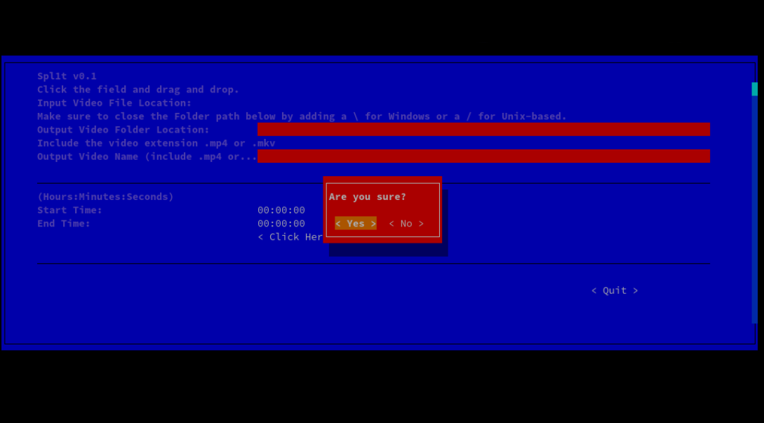 Spl1t Video Splitting Tool